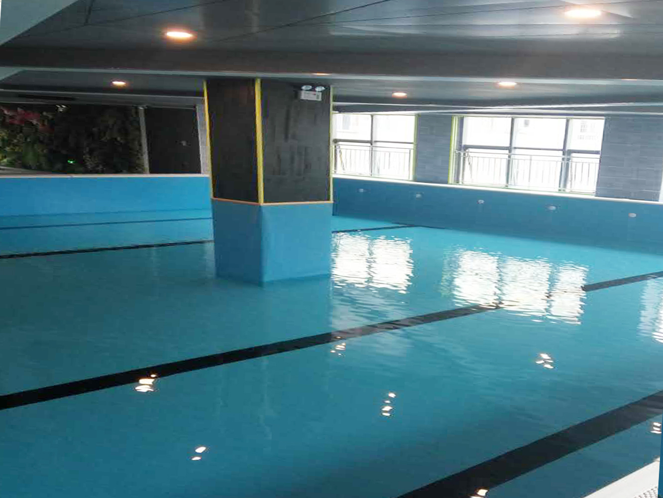 2017年7月众东国际室内游泳池工程竣工